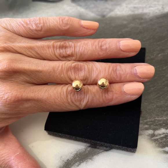 18K Brazilian Gold Plated Ball Necklace and Earring Set - Brand New - Picture 6 of 12